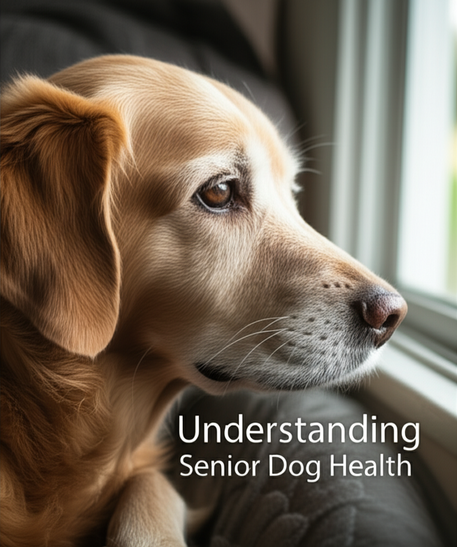 alt_text: Close-up of a peaceful, gray-muzzled senior dog resting, evoking gentle care and wisdom.